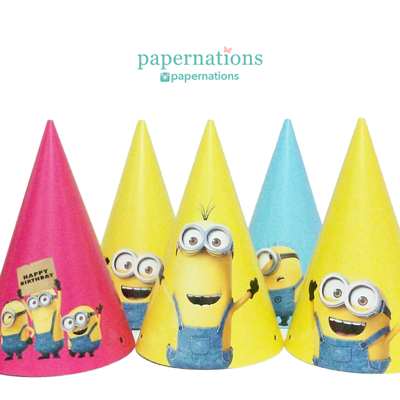 Minion Cone Hats